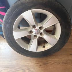 Set Of 4 Original Doge  Rims Brand New Tires All The Way Around 