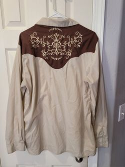 Spirit Halloween cowboy costume shirt