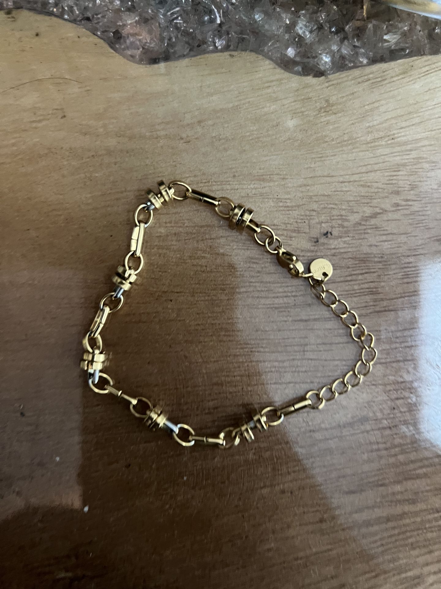 Gold plated bracelet