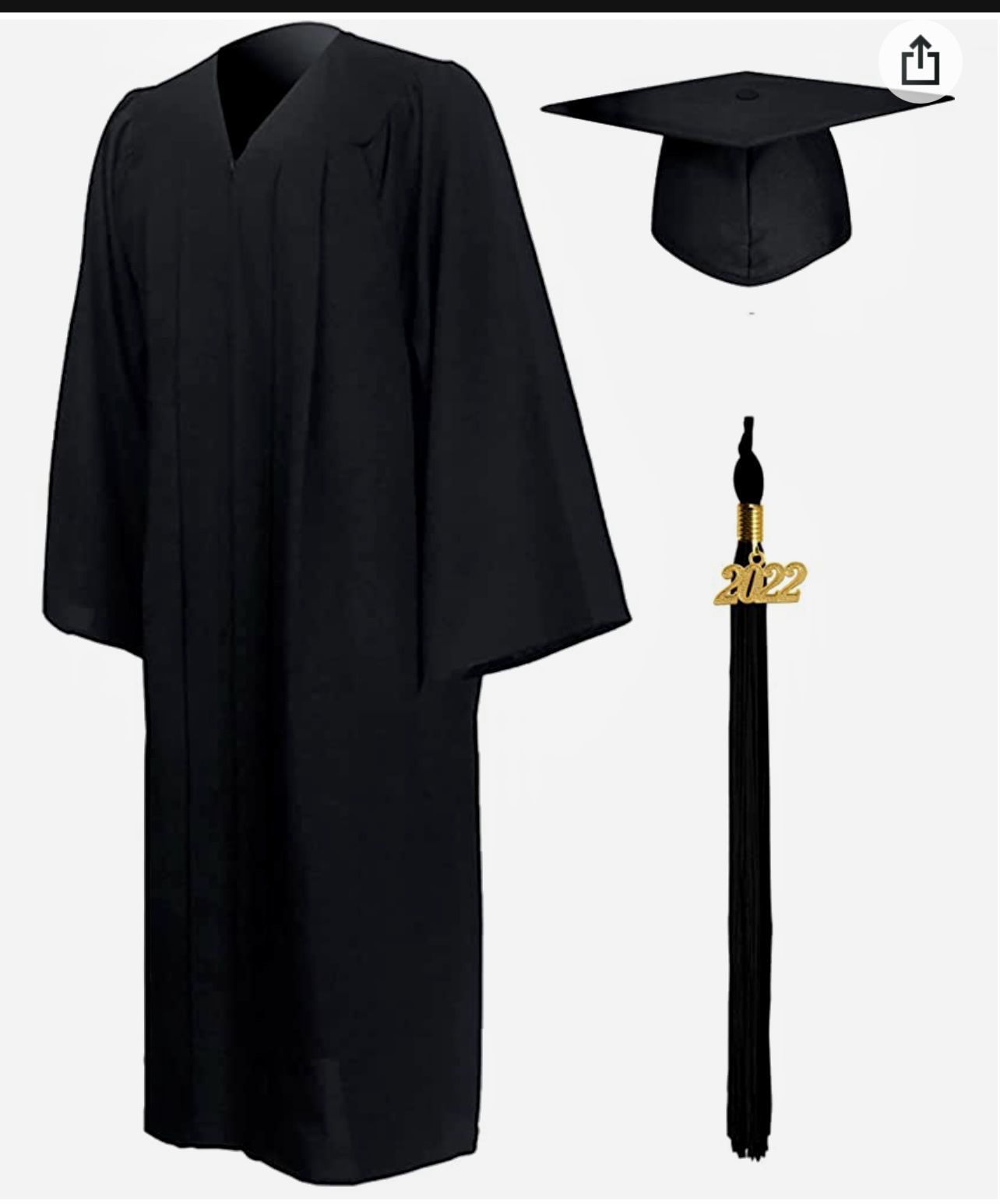 Graduation Gown Cap Tassel Set