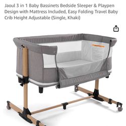 3 In 1 Crib New Born to Toddler 