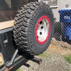 Mud Tire With MT Rim Tire Is New