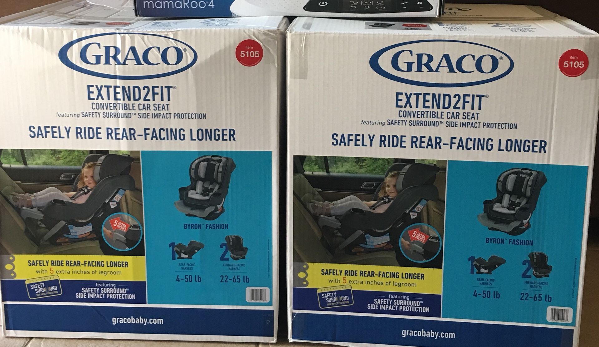 Graco Extend2fit car seat with safety surround side impact protection