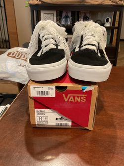 Vans Old Skool Pop Lace Black Size 3.5