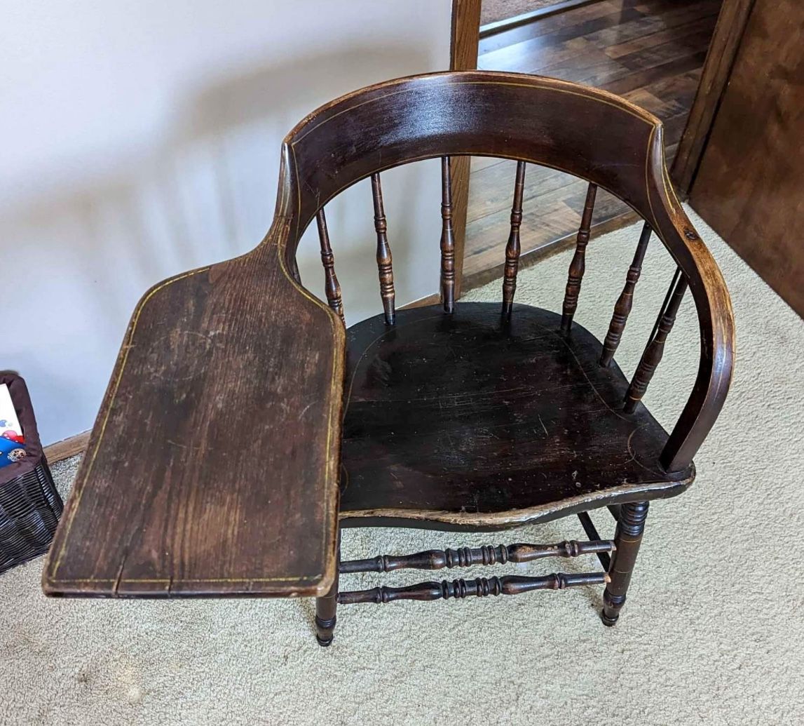 Antique Writing Chair 