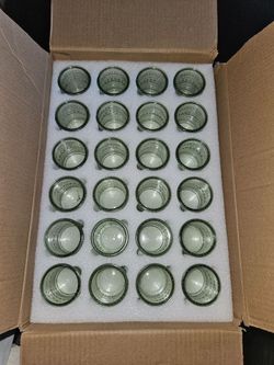 Glass candle votives