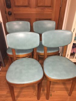 Set of four thonet dining chairs