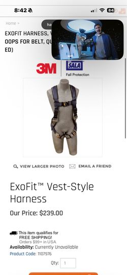 Exofit harness