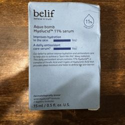 belif Aqua Bomb Hyalucid™ 11% Plumping Serum – Deep Hydration with 5 Types of Hyaluronic Acid, Aloe Vera & Moisture-Binders, Lightweight Skin Booster,