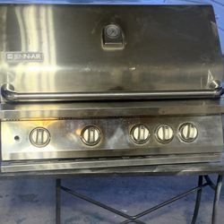 Jenn-Air BBQ Grill Island Stainless Steel 5 Burners