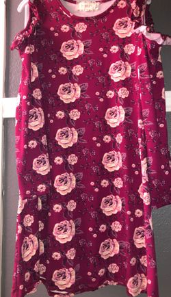 Shoulder Less Girl Dress