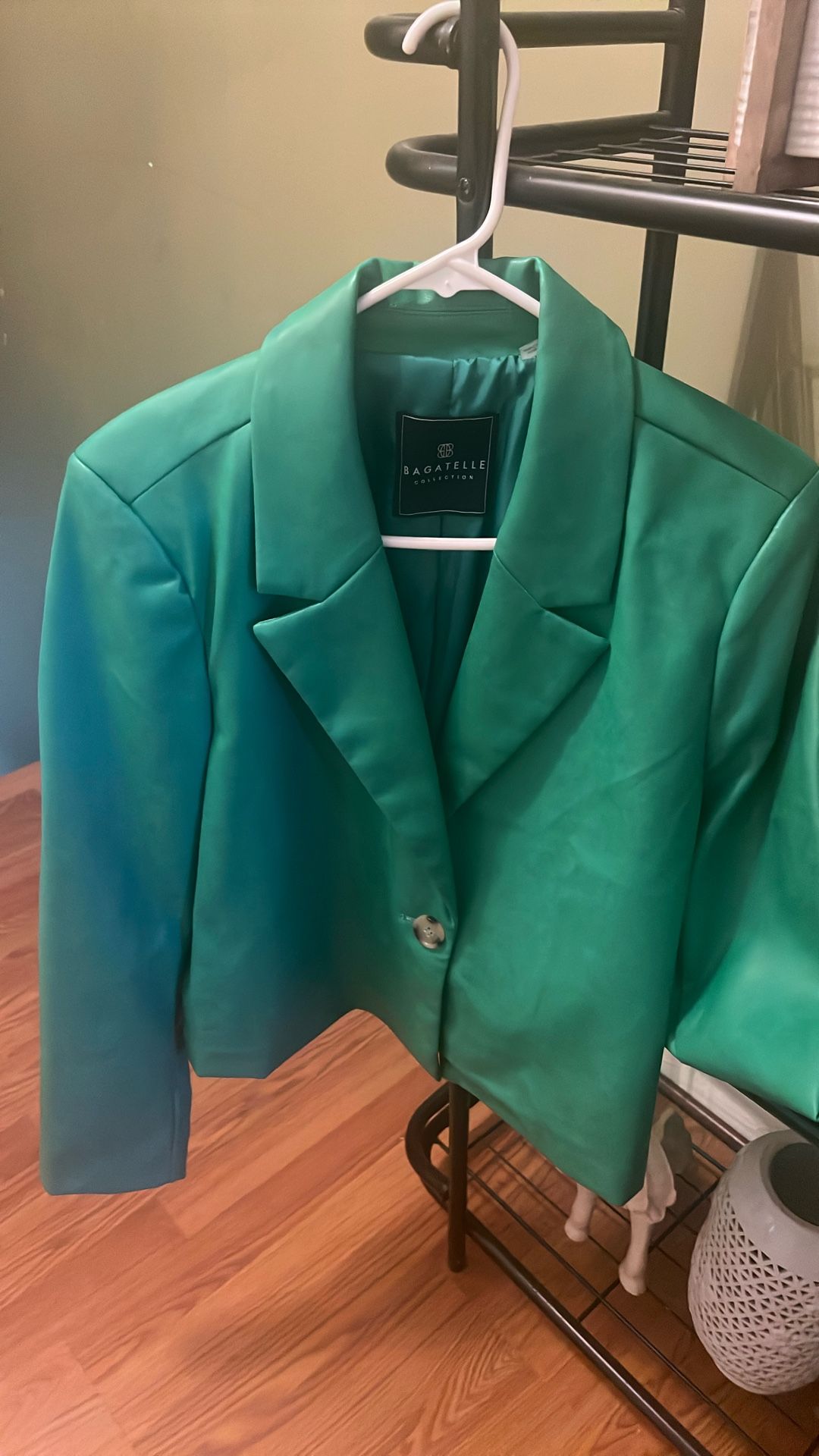 Leather Like Women’s Blazer Jacket