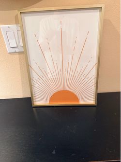 Sunburst wall art