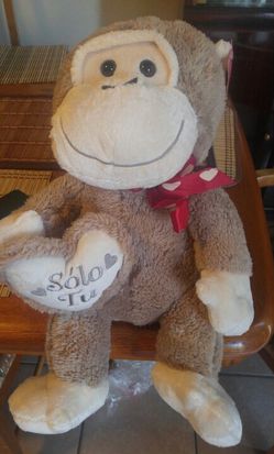 Valentines day monkey