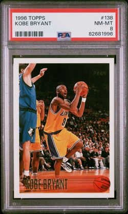 1996 Topps Kobe Bryant #138 PSA 8 NM-MT