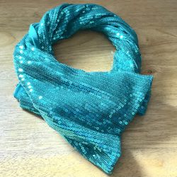 Teal Scarf/Wrap NWOT