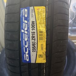 New Set Of  4 Tires 235/65/18 ACCELERA $620 Installation Incluides 