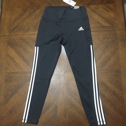 NWT Adidas ladies 7/8 Active Tights Grey Size M