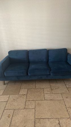 Blue couch