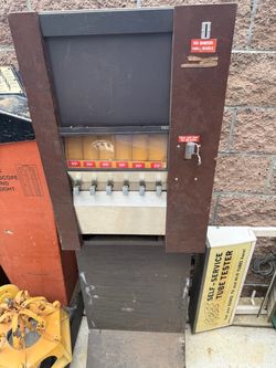 1970s stick gum dispensing coin op machine
