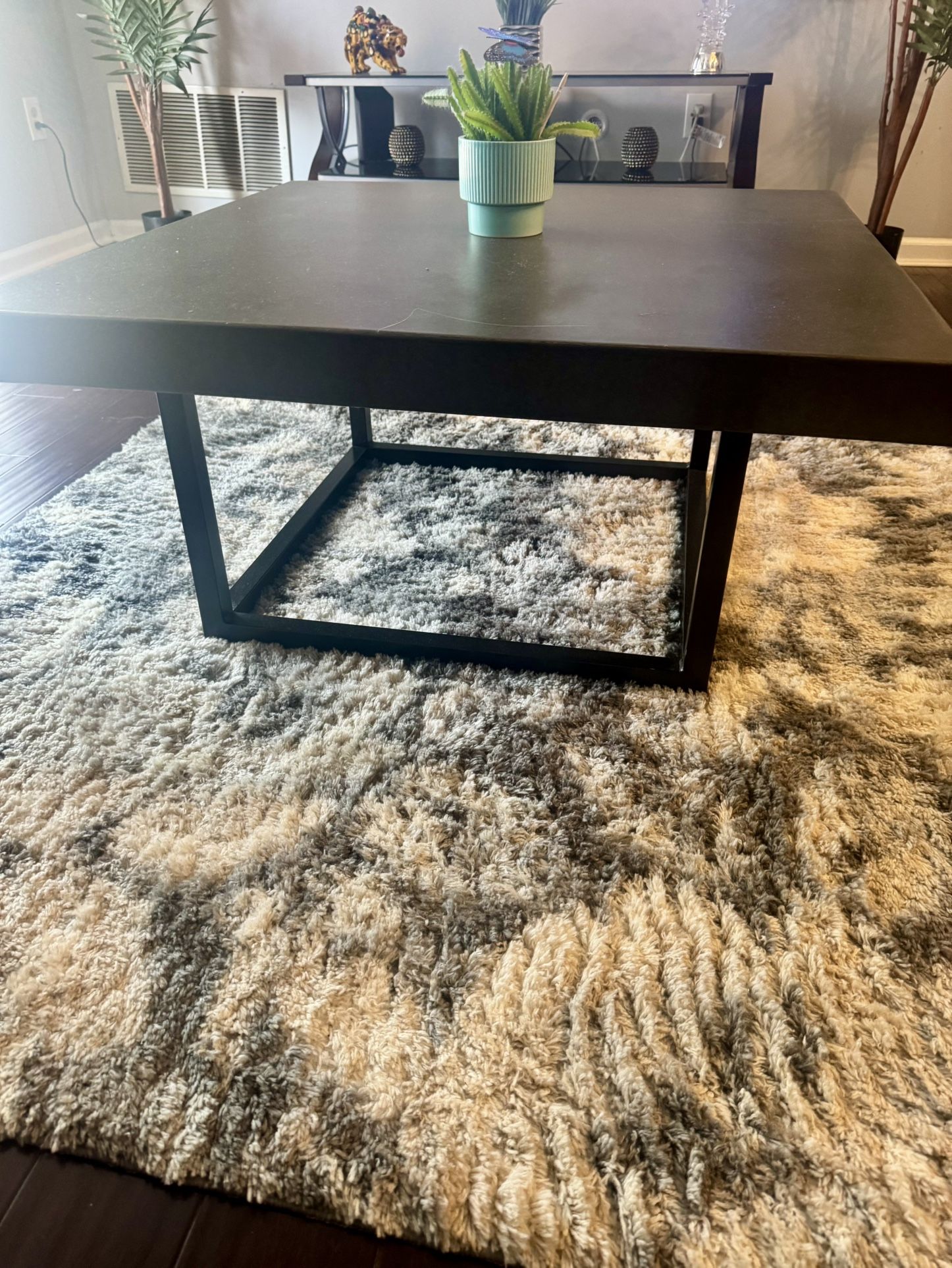 Modern Stone Table Two End Tables