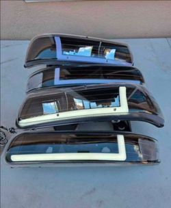 99-02 Chevrolet Silverado 00-06 Suburban Tahoe LED DRL Headlights Luces Micas
Calaveras Faros Faroles Focos Headlamps Chevy