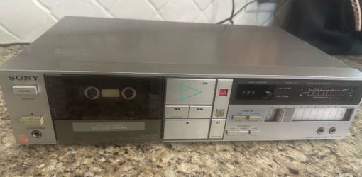 Sony TCFX310 vintage Silver Cassette Player