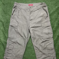 Supreme Olive Cargo Pants W34