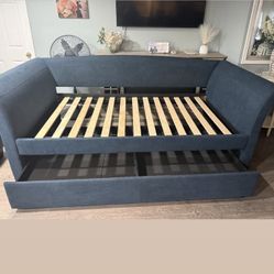 Twin Size Bed Frame with storage