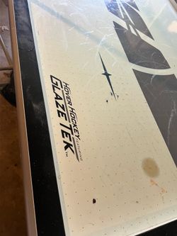 Air Hockey Table, handheld strikers and pucks