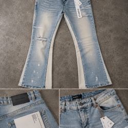 Purple jeans 