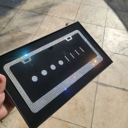 Bling License Plate