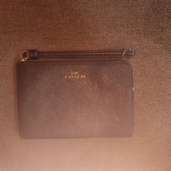 Black COACH Wristlet