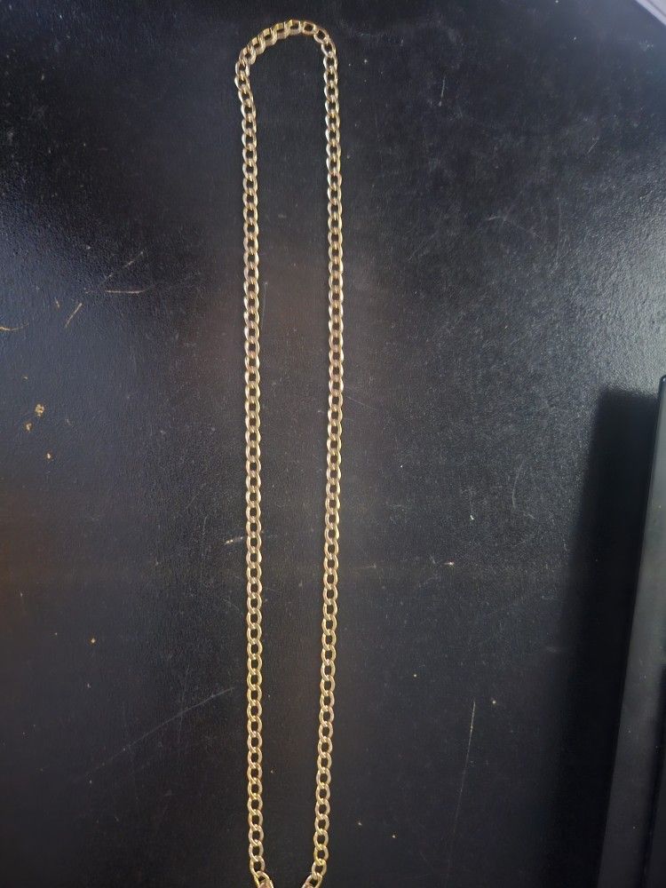 10k Cuban Link 24" Gold Chain