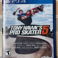 Tony Hawk Pro Skater 5 - Standard Edition (PlayStation 4, 2015) PS4 Tested