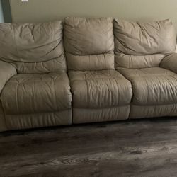 Leather Sofa 