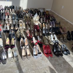 Over 100 heels/pumps/stilettos including Christian Louboutin!