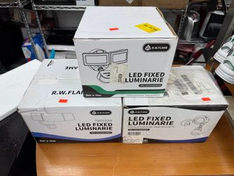 LED fixed Lumineers motion detector lights for outside home