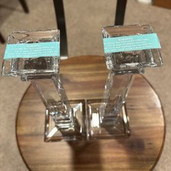 Price drop! $100! Tiffany & Co. Crystal Candle Holders