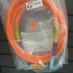 Wire Core Lanyard With Double Locking Aluminum Blue Snap