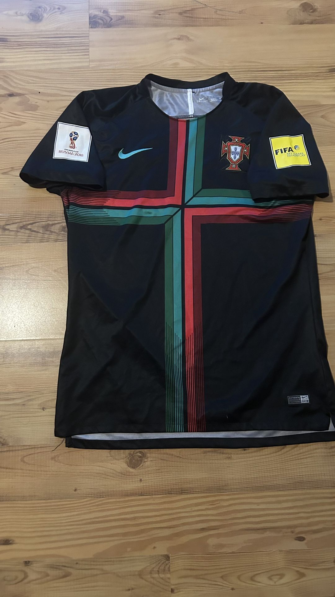 Portugal Away 2018 Jersey World Cup Qualifiers Patches