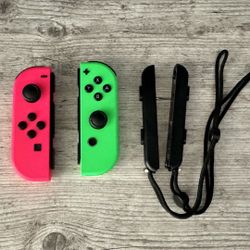 Nintendo Switch Controller (Joy Cons) Pink and Green