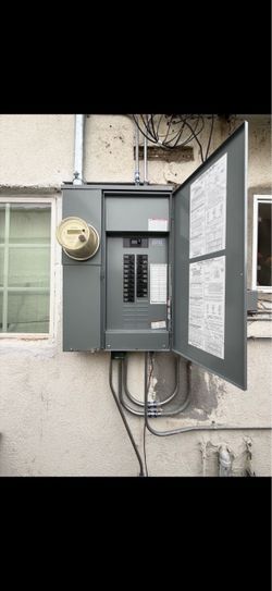 NEW 200 AMP SQUARE D PANEL