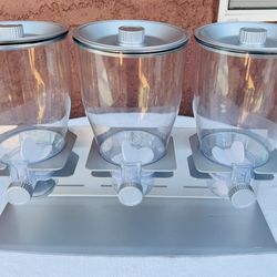 Honey Can Do Triple Cereal Dispenser – Kitchen Storage (Excellent Condition) 