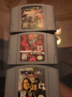 Nintendo 64 wwf bundle