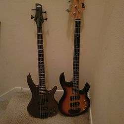 2 Bass Guitars$ 400 For Both  