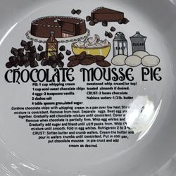 Hankook Home Chocolate Moose Pie Plate 