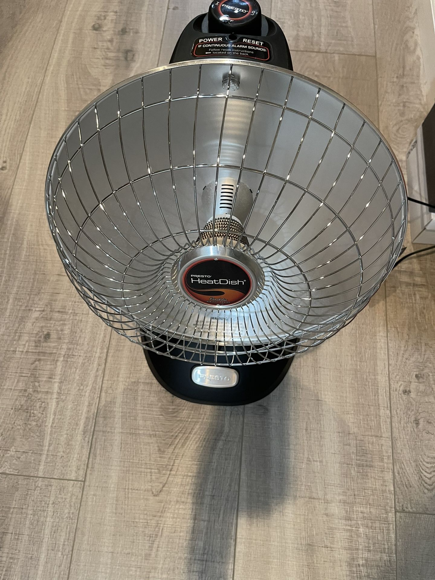 Dish Heater Presto Heat Dish Manual Presto HeatDish Parabolic