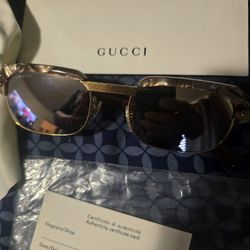 Gucci GG1480S Spotted Brown/Silver Mirrored (002) 