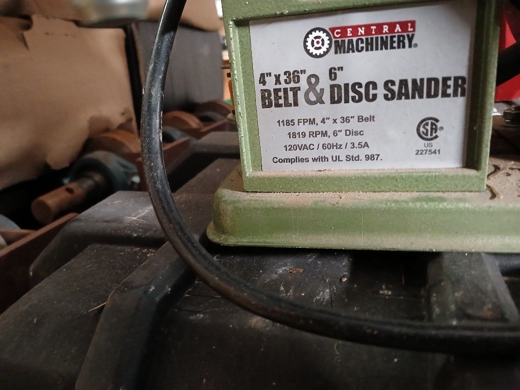 Belt And Disk Sander